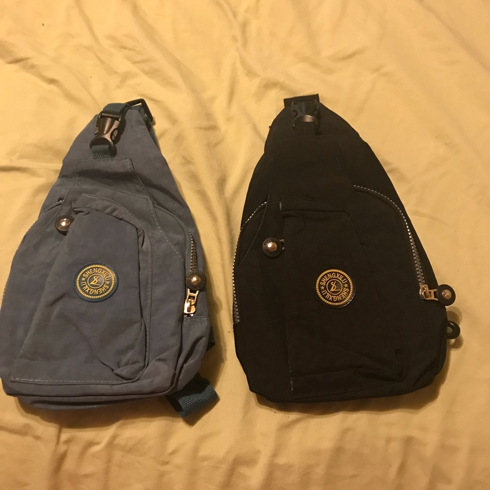 Shoulder Bag (2) Black and Blue